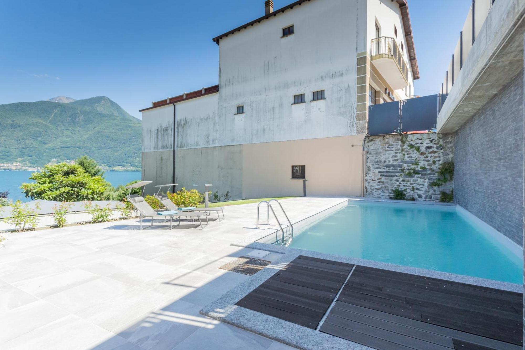 Misultin House & Swimming Pool, Luxury In Lake Como By Rent All Como Pianello Del Lario Экстерьер фото